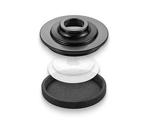 Granite Stash Airtag Kit de Fixation pour vélo - pour Stash & Stash RT avec Capuchon inférieur de 42 mm - Support AirTag pour vélo dissimulé sous la Couronne de la Fourche