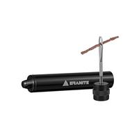 Granite Suture Kit de Mèches pour Pneus, Kit Compact de Réparation de Crevaison Tubeless pour Vélo avec Mèches de 2 Tailles, Répare Les Crevaisons de Pneus de VTT et de Vélo de Route (Noir)