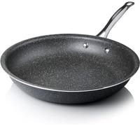 Granitestone Poêle à frire antiadhésive de 25,4 cm avec revêtement minéral/diamant pour une friture antiadhésive longue durée, poêle pour la cuisson avec poignées qui restent froides, passe au