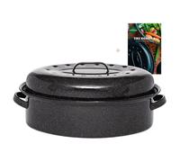 - Cocotte Roaster en acier émaillé + Livre de recette - Grand format