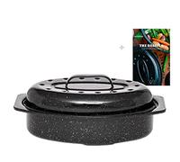 - Cocotte Roaster en acier émaillé + Livre de recette - Petit format