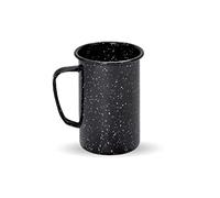 WARMCOOK Graniteware - Grand mug en acier émaillé - 620ml - Noir
