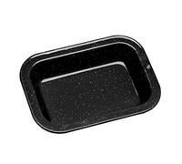 Graniteware - Plat à four rectangulaire en acier émaillé - Noir
