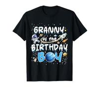 Granny of The Birthday Boy Astronaute Family Space Planets T-Shirt