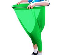 Granny Pants Yard Game, Ensemble de Sports Day Jeux, Ensemble de Jeux D'extérieur Fournitures, Jeu Drôle Pantalon Stretchy Géant pour Les Réunions de Famille et Les Fêtes (Vert)