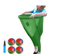 Granny Pants Yard Game, Ensemble de Sports Day Jeux, Ensemble de Jeux D'extérieur Fournitures, Jeu Drôle Pantalon Stretchy Géant pour Les Réunions de Famille et Les Fêtes (Vert)