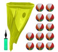 Granny Pants Yard Game, Giant Outdoor Games with 12 Bouncy Balls and 1 Air Pump, The Ultimate Backyard Party Game, Granny Pants Giant Outdoor Throwing Games (Jaune)