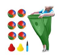 Granny Pants Yard Game, Granny Pants Outdoor Game Sets, Freaky Party Games Pants with 6 Balls and 2 Inflator,Hula Hoop Games for Outdoor Birthday Party, Family Reunions-A