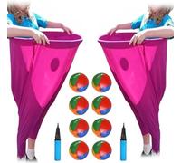 Granny Pants Yard Game, Granny Pants Outdoor Game with Bouncy Balls and Pumps, Fun Outdoor Party Game for Adults, Family Reunions,Backyard Parties and Team-Building Activities
