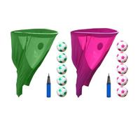Granny Pants Yard Game Pants Ball Game Funny for Friends Fêtes (Green Rose Red) (Green and Rose Red 14pcs)