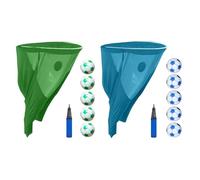 Granny Pants Yard Game Pants Ball Game Funny for Friends Fêtes (Vert Bleu) (Bleu et Vert 14pcs)