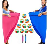 Granny Pants Yard Game pour adultes and enfants, Jeu de balle rebondissante Granny Pants Outdoor Games avec 10 balles rebondissantes,2 pompe,Jeu Granny Pants idéal pour les groupes, les réunions de fa