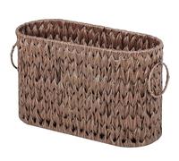 GRANNY SAYS Panier de Rangement pour Papier Toilette, Panier Rangement pour 6 méga Rouleaux, Porte-Papier Toilette pour Accessoires de Salle de Bain, Porte-revues et Porte-journaux sur Pied - Marron