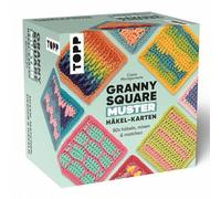 Granny Square Muster Häkel-Karten (Deutsche Ausgabe) : 50x häkeln, Mixen und Match. Mit Häkelschrift und Foto zu jedem Granny Square und praktischem So-geht's-Booklet