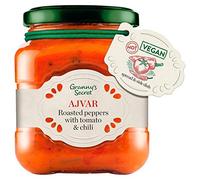 Granny's Secret Ajvar Hot Roasted Red Pepper with Tomato and Spices 200g