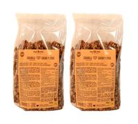 Granola cacao et noix de coco 1 kg nut&me | Sans sucres ajoutés, sans lactose | Ingrédients naturels | Sans additifs | Sans OGM | Vegan | Pack 2 x 500 gr