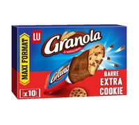 Granola De Lu - 10 Barres de Cookie Aux Petites De Chocolat - Format Pocket - (10x28g)