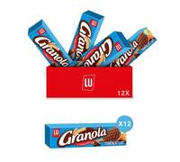 Granola De Lu - La Boîte Générosité - Lot de 192 Sablés Nappés au Chocolat Au Lait - 12x200g