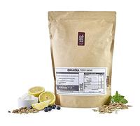 Granola sans Sucre 1,5 kg - Cuit à la crème de Cacahuète - Contient des Flocons d'Avoine - Ingrédients - Production 100% Artisanale - La Newyorkina