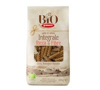 GRANORO - Fusilli Bio en Blé Complet, Texture Authentique et Saveur Naturelle (500g) - Le lot de 4