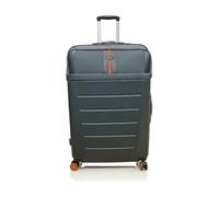 GRANT Highbred TSA007 Valise de voyage hybride à coque rigide et tissu tissé 50,8 cm, 66,1 cm, 71,1 cm, 8 roues à double rotation, bleu pétrole, XXL 32 Inch, Valise à roulettes extensible hybride