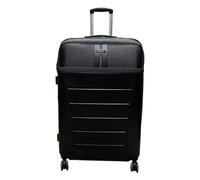 GRANT Highbred TSA007 Valise de voyage hybride à coque rigide et tissu tissé 50,8 cm, 66,1 cm, 71,1 cm, 8 roues à double rotation, Noir , XXL 32 Inch, Valise à roulettes extensible hybride rigide et