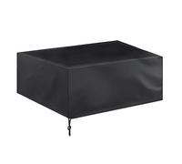 Grantien Housse De Protection pour Table De Billard, Bâche Anti-Poussière De Billard avec Cordon De Serrage, 7ft/8ft/9ft, 210D Oxford Noir 225 * 116 * 82cm
