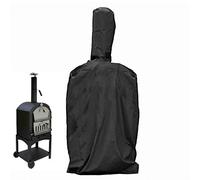 Grantien Housse pour Four À Pizza Extérieur,Couverture De Protection pour Barbecue avec Cordon De Serrage,Imperméable,Contre Intempéries,210D Oxford Noir 165X65X45Cm