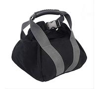 Grantien Sac de Sable Power Training Power Bag avec poignées Poids réglable Fitness Powerbag pour Musculation Exercice Fonctionnel Entraînement Toile Noir 10KG