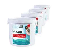 4 x 5 kg BAYZID® Granulés de chlore choc pour piscines
