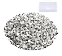 Granulés d'aluminium brut à 99,6 % de haute pureté, lingot d'aluminium pour moulage de métal, fusion du métal, bricolage, réactions chimiques (1 kg)