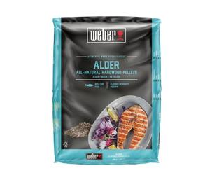 Granulés de bois dur 100 % naturels en bois d’aulne Weber - 8 kg