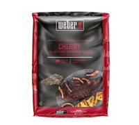 Weber Pellets Cerisier 3401050 – naturel, sans additifs, goût fruité fumé – Sac 8 kg