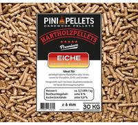 Granulés de bois dur 6 mm 30 kg PINI pour chauffer, griller, fumer