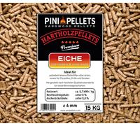Granulés de bois dur 6 mm PINI 15 Kg pour chauffer Griller Fumer Smoken