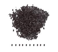 Granulés de colle à la kératine 100 g pour extensions de cheveux bruns - perles de fusion, adhésif italien à base de kératine thermofusible pour extensions de cheveux, couleur