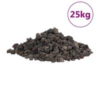 Roches Volcaniques, Pierres de Lave sous-Marine, Roches de Lave d'Aquarium, Décorations d'Aquarium Jardin Exterieur, 25 kg Noir 1-2 cm
