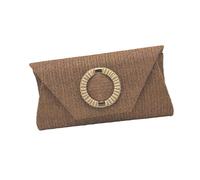 Granulés de paille Sacs à main pour femmes filles Soirée Pochettes Sac à main Sac à main Paille Épaule Sac à bandoulière Été Sac de plage Corps croisé, marron