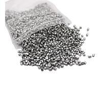 Granulés de zinc métallique haute pureté à 99,99% - Particules de zinc à élément propre for galvanoplastie, expériences, 100 g
