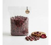 Granulés décoratifs, bordeaux, diamètre : 8-16 mm, sans poussière, 5 kg, petites pierres décoratives comme décoration colorée