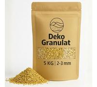 Granulés décoratifs dorés pour décoration colorée - 5 kg de petites pierres décoratives Ø 2-3 mm pour verres et vases