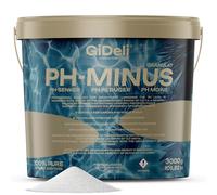 Granulés pH Minus de 3 kg dans Un Seau - Réduit Le pH de la Piscine- Produit d'entretien de l'eau pour Une Eau cristalline - Idéal pour Tous Les Types de piscines - Dosage