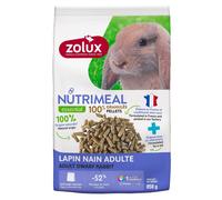 Granulés pour lapin nain adulte (6 mois et plus) sachet de 850 g - zolux