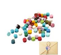 Granulés pour timbres, kit de scellage | de scellage octogone pour sceller les enveloppes - Perles avec de lettres, boules pour invitations de mariage et travaux manuels