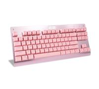 Granvela Z-77 Clavier mécanique 75 % | Panneau en aluminium | Commutateurs marron | Rétroéclairé à DEL arc-en-ciel | N-Key Rollover | 87 touches Tenkeyless | Hot Swap | Interrupteurs de rechange