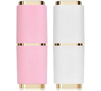 Granvoo 2 Pièces Étui Brosse à Dents Portable pour Voyage - Boîte et Tasse de Rangement pour Camping, Maison et Scolaire