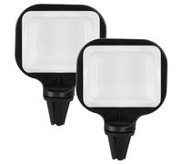 Granvoo 2 Pièces Porte Gobelet Frites Voiture, Porte Sauce Voiture, Frites Porte Gobelet Voiture, Porte-Frites en Plastique, Sauce Holder pour Frites, Poulet Frit, Aliments Frits - Noir
