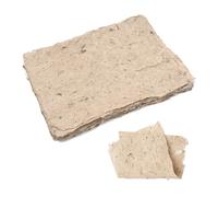 Granvoo Lot de 50 Feuilles de Papier de Mûrier 30 x 40 cm, Texture Fibre Naturelle, Papier de Calligraphie Chinoise, Artisanat Fait à La Main, pour Peinture, Bricolage, Scrapbooking et Décoration