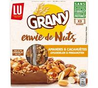 GRANY Grany barre cacahuètes amandes 105g - Le paquet de 105g