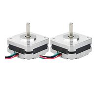Graootoly 2 pièces 17Hs08-1004S 4-Lead Nema 17 20mm 1A 13Ncm(521.6 oz.in) 42 Moteur Nema17 Stepper pour DIY 3D Imprimante